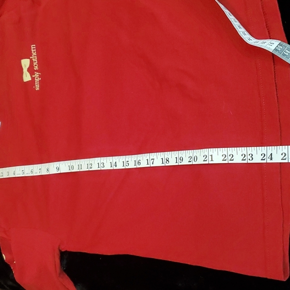 SIMPLY SOUTHERN Red/Black/Yellow Tailgate T-Shirt-Gameday Collection-Sz S - Picture 15 of 17